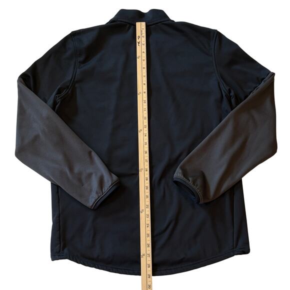 Under Armour Shirt Mens Large Black Loose Coldgear 1/2 Zip Performance Fleece - Picture 7 of 10